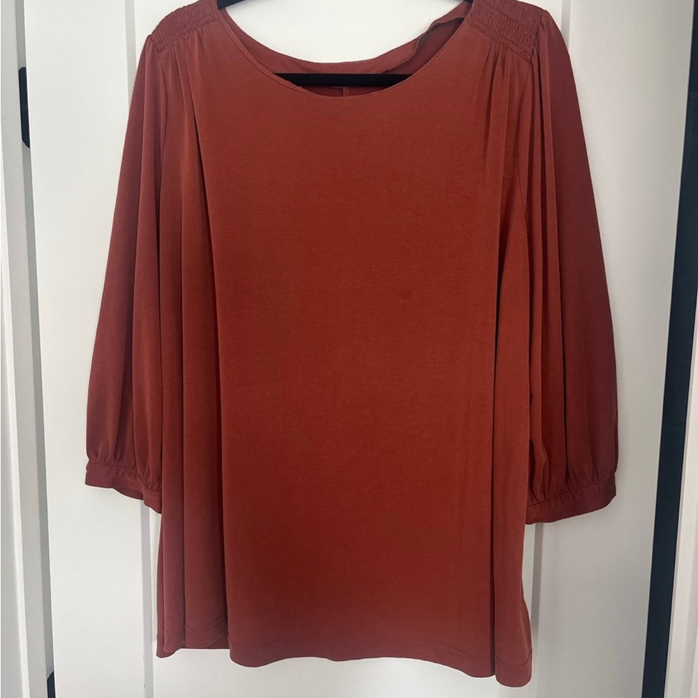 Isabel Maternity by Ingrid & Isabel XL Terracotta Blouse